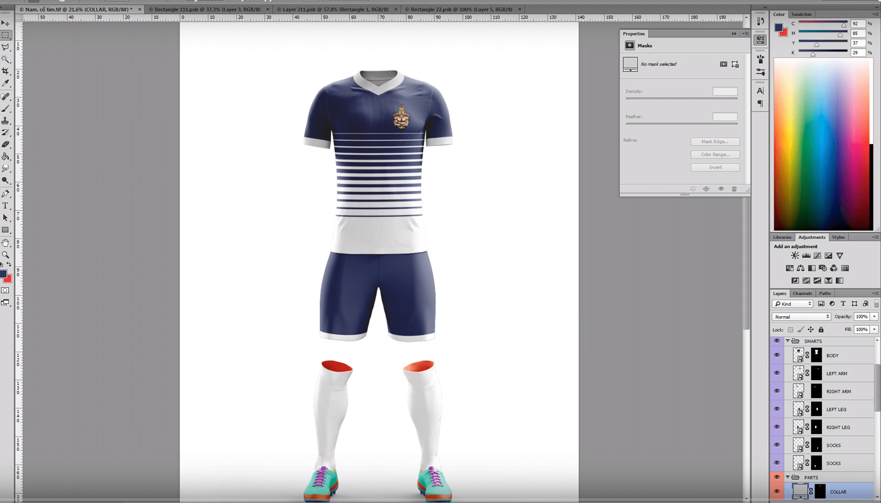 Tầm quan trọng của thiết kế áo bóng đá online