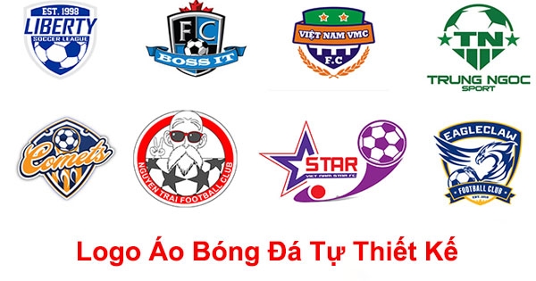 Mẫu logo bóng đá tự thiết kế